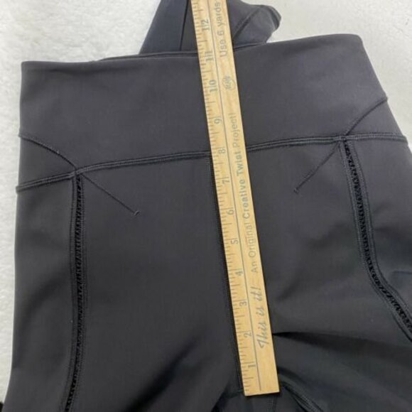 Lululemon Leggings Womens Size 6‎ Black Sculpt It Tight Mesh Side High Waisted - Picture 11 of 11